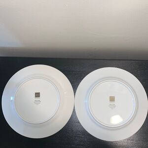 Lot‎ of 2 Mikasa Parchment Dinner plates. Made in Thailand.